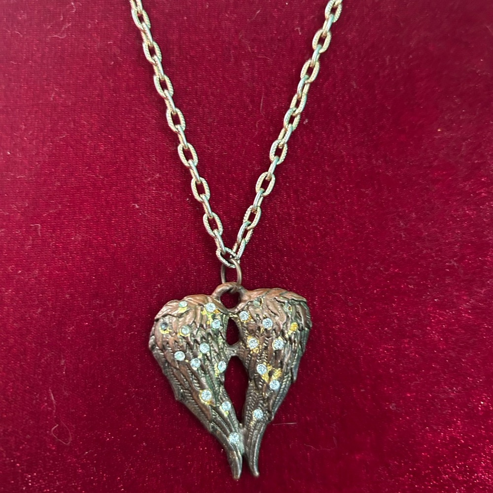 Winged Heart Necklace